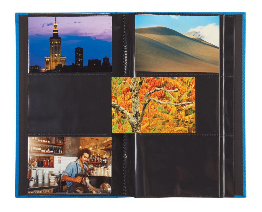 Itoya ProFolio Photo Album Holds 240 4x6 Inch Photos, 3 Photos Per Page,  Pack of 5, Black 
