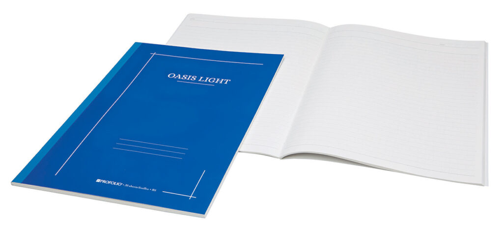 Profolio Oasis Summit Notebook - B6, Metallic Blue